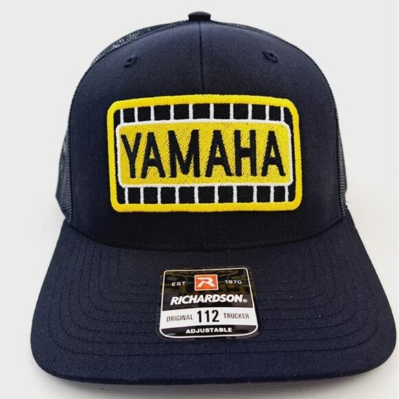 Yamaha Retro Vintage Style 70s Racing Logo MX SX Biker Richardson 112 Hat Cap main image 4